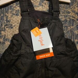 Cat & Jack Charcoal Snow Bibs